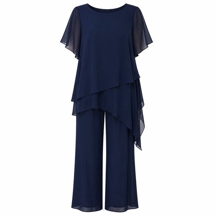 Vittoria | Set Due Pezzi con Top a Strati e Pantaloni