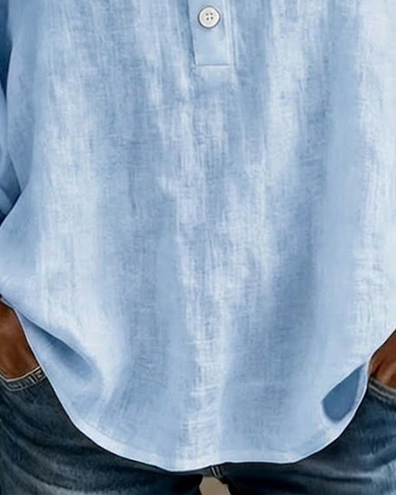 Blusa in Pizzo con Collo Quadrato e Maniche Sbuffate