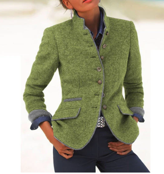 Marisa – Cardigan elegante con collo alto