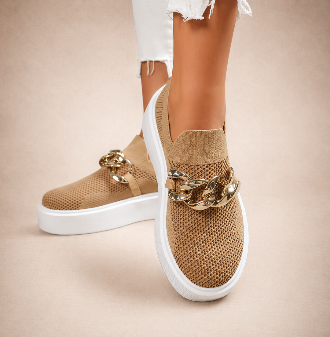 Maria - Scarpe con catena in metallo