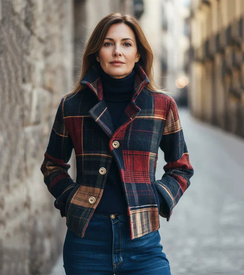 Elvira – Giacca leggera a quadri